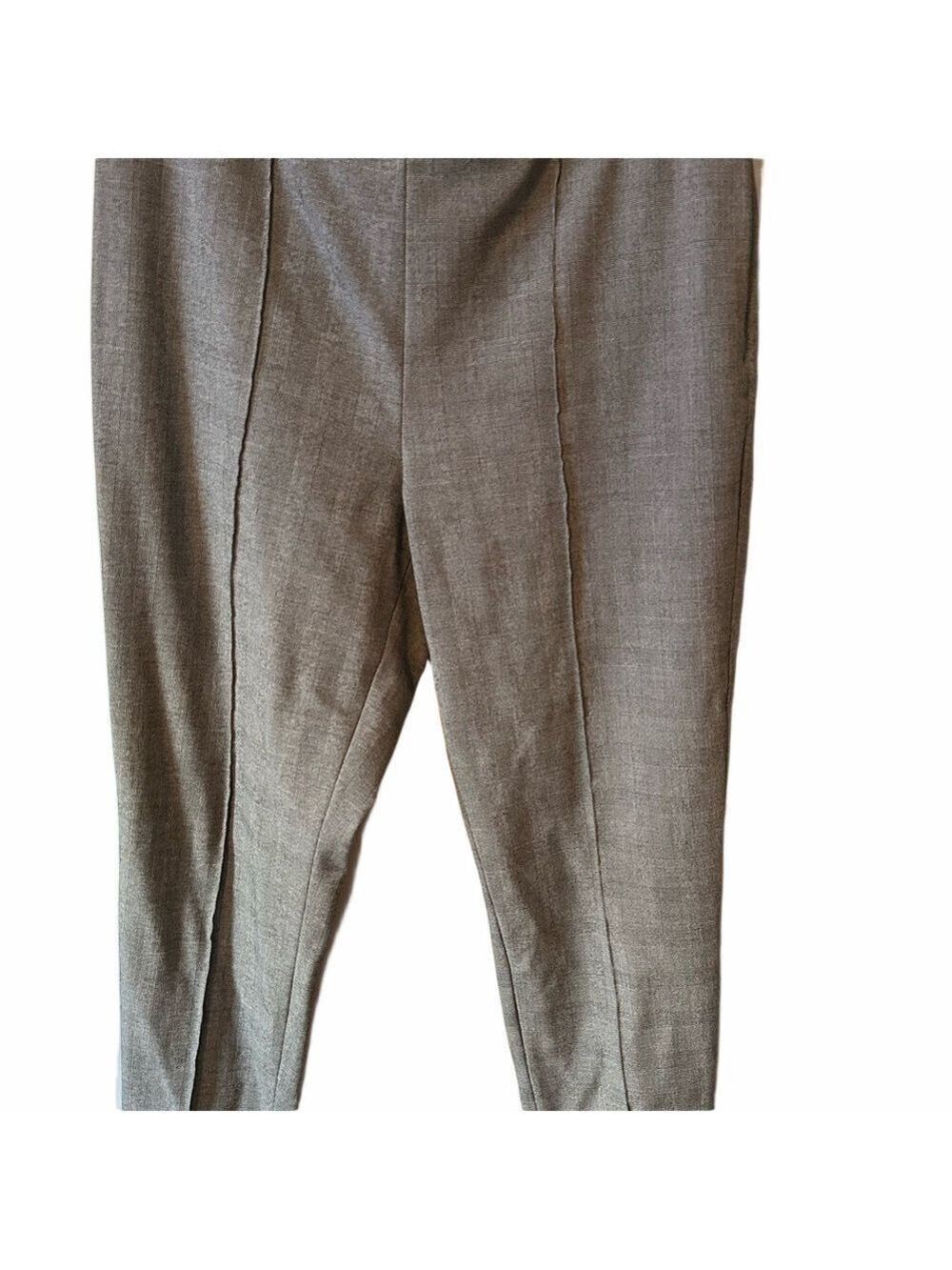 Talbots Black Gray Checkered Pants